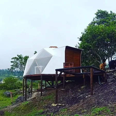 Glamping Astrodome En Pacho Hotel Exterior photo